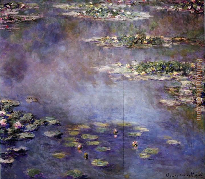Water-Lilies 24 painting - Claude Monet Water-Lilies 24 art painting